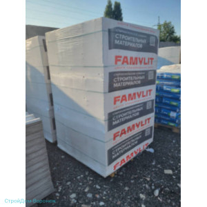 Газосиликатный блок FAMYLIT D500 600х100х288