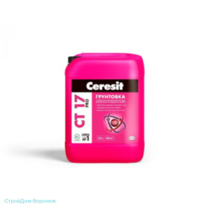 Грунтовка укрепляющая CT 17 PRO 10 Л "ceresit"